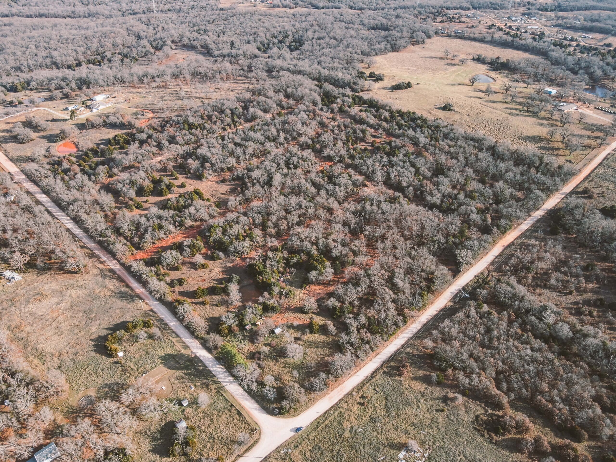 2 to 7 Acre Tracts – near Pink, OK